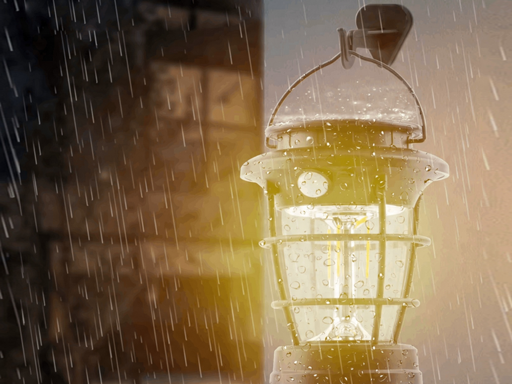 Solar LED Camping Lantern and Garden Light with USB and Motion Sensor (2)