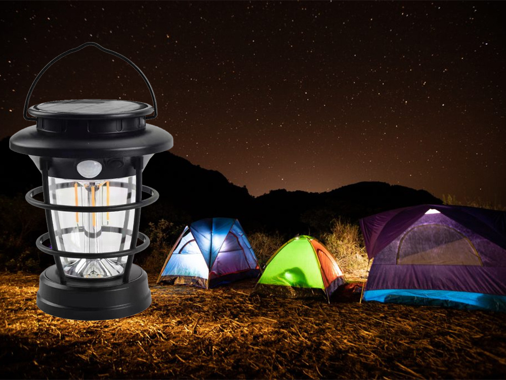 Solar LED Camping Lantern and Garden Light with USB and Motion Sensor (3)