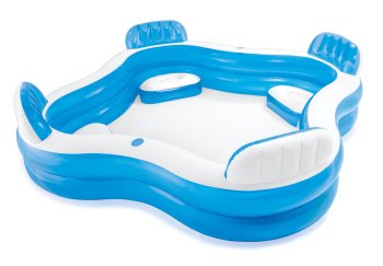 INTEX Inflatable Family Lounge Pool with Seats 229x229 cm 56475