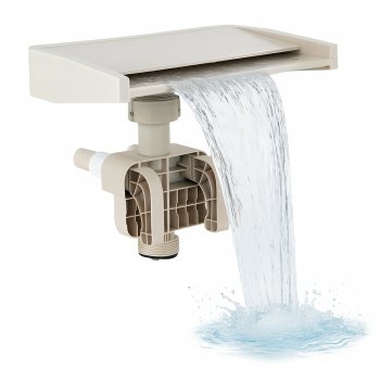 Pool Waterfall Fountain for Above Ground Pools, Relaxing Water Feature Accessory