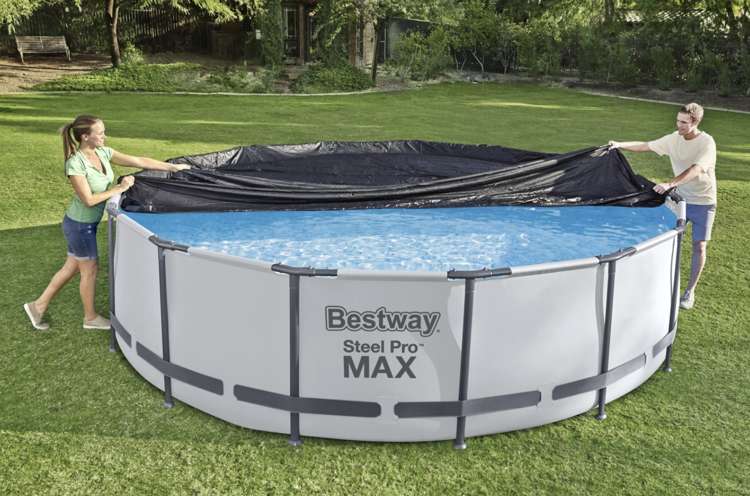 Round Frame Pool Cover Protector 366 cm, BESTWAY 58037 (2)
