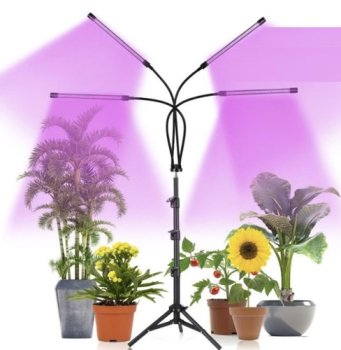 Gardlov 80 LED Grow Light Adjustable Tripod Plant Growth Gardening Lamp