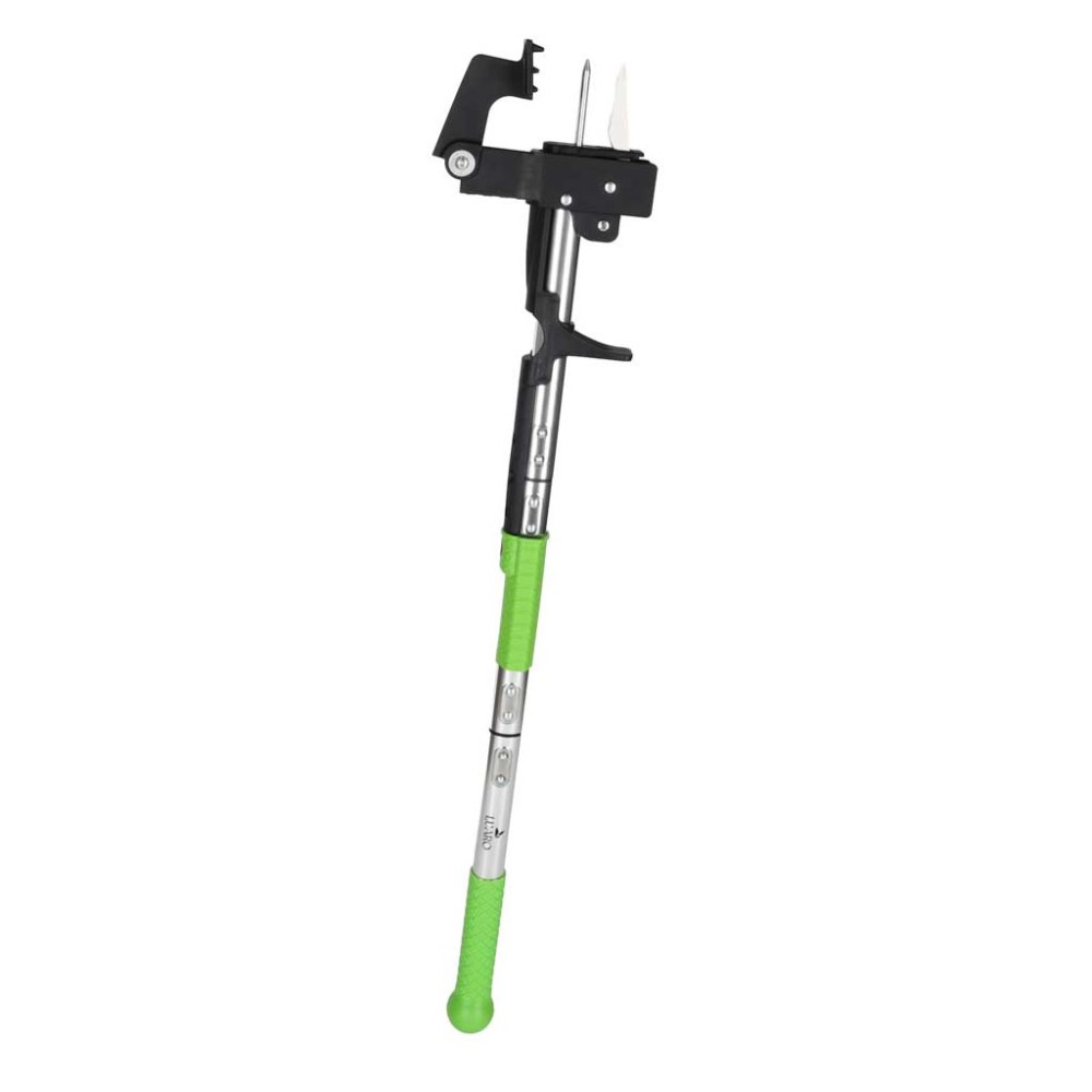 Telescopic Weed Puller LUARO Adjustable Garden Tool, Silver Green Black (1)