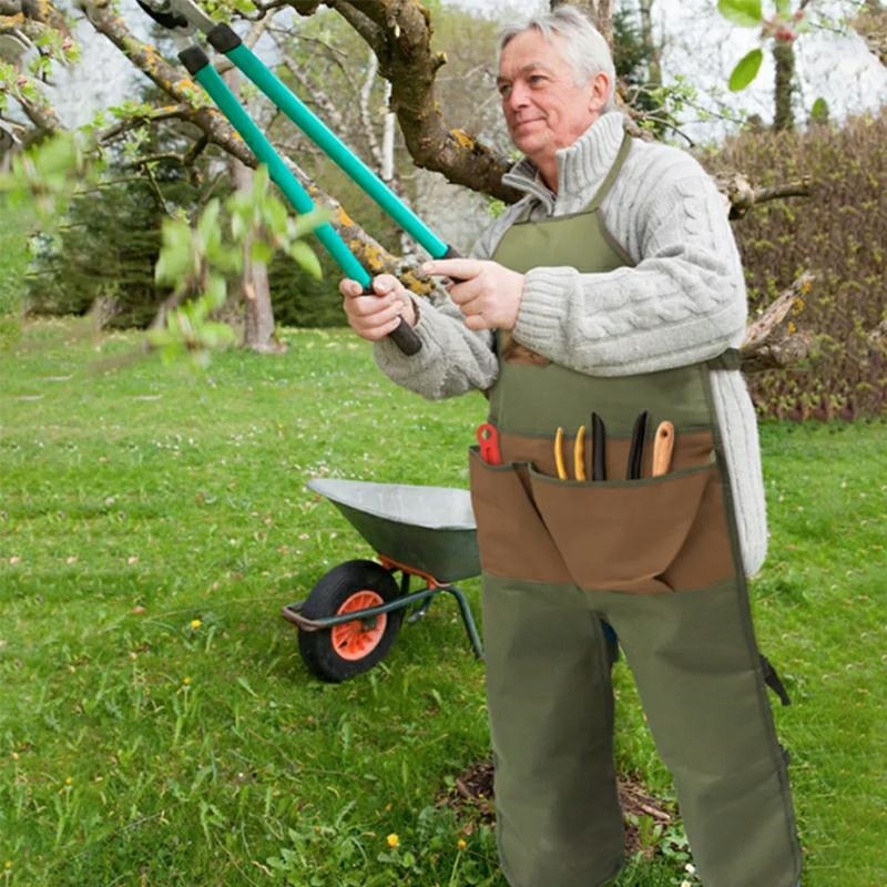 Adjustable Garden Apron with Pockets for Tools (0)