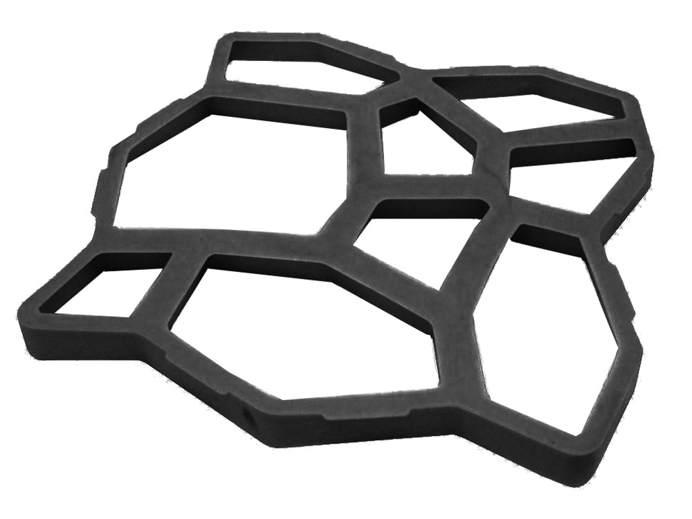 Reusable Concrete Paver Block Mould, DIY Pathway Template, 50x48x4.3 cm (4)