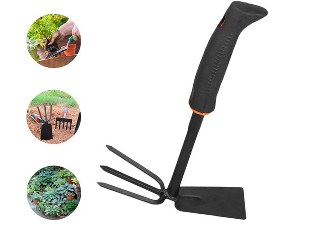 Two-Sided Garden Hoe Shovel Claw Rake Hand Digger For Plants (0)