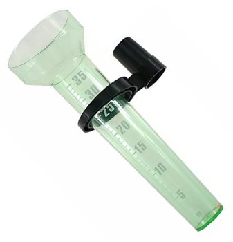 Compact Rain Gauge for Measuring Precipitation, Green