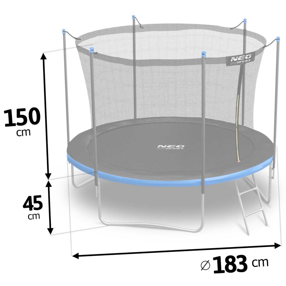 Neo-Sport Garden Trampoline, 183 cm (5)