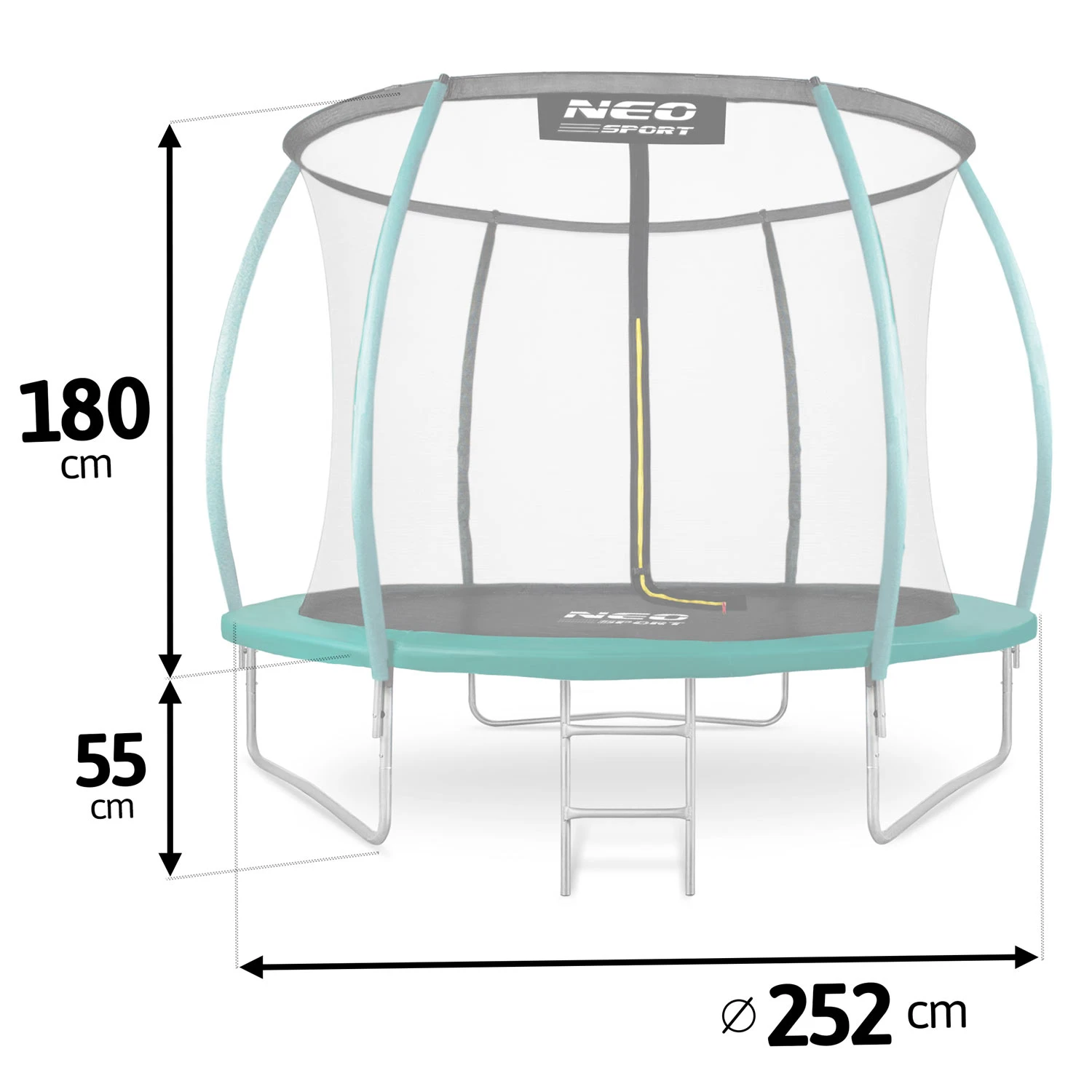 Neo-Sport Garden Trampoline, 252 cm (1)