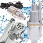 Submersible Deep Well Clean Water Pump 220W 1000LPH, gray