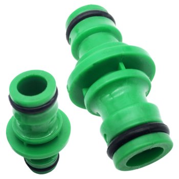 Quick connector nipple for garden hose 5x3, green