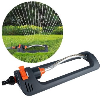 Automatic Oscillating Garden Sprinkler with 19 Nozzles, Adjustable Range
