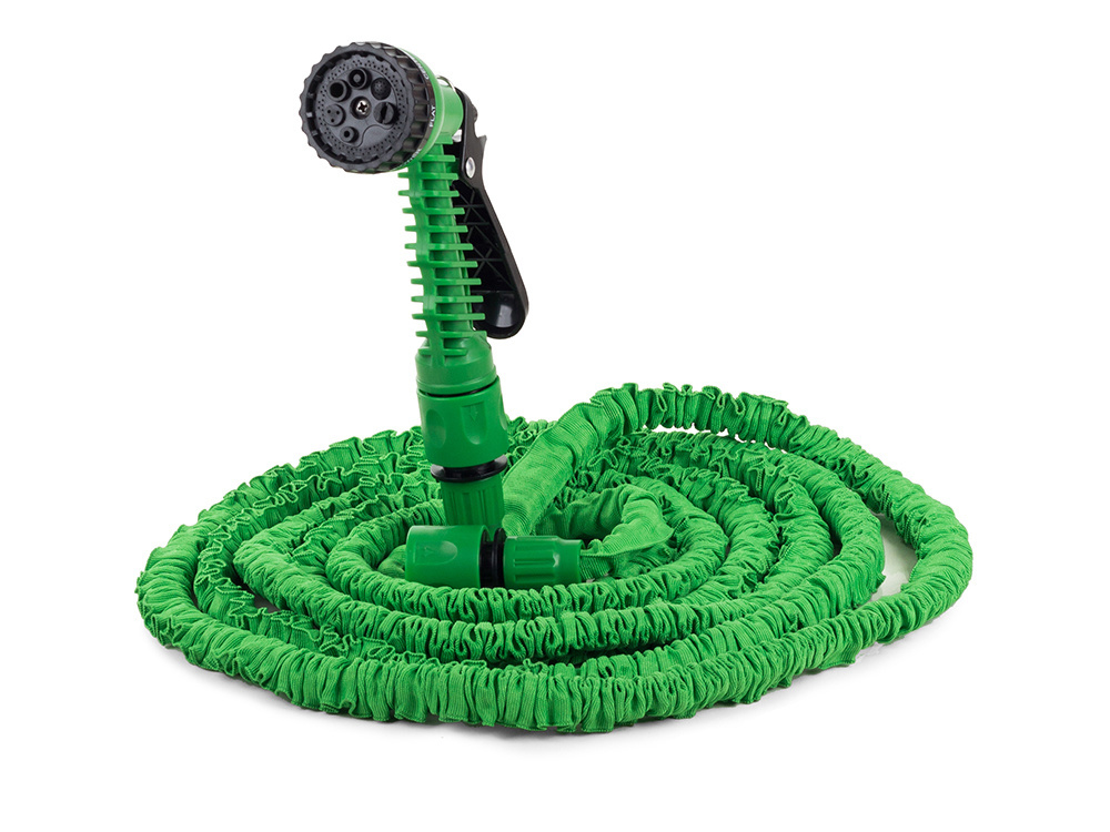 Garden hose spray gun with 7 functions, green (3)