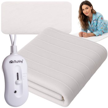 Ruhhy 26200 Electric Heated Underblanket 190x80 cm, White