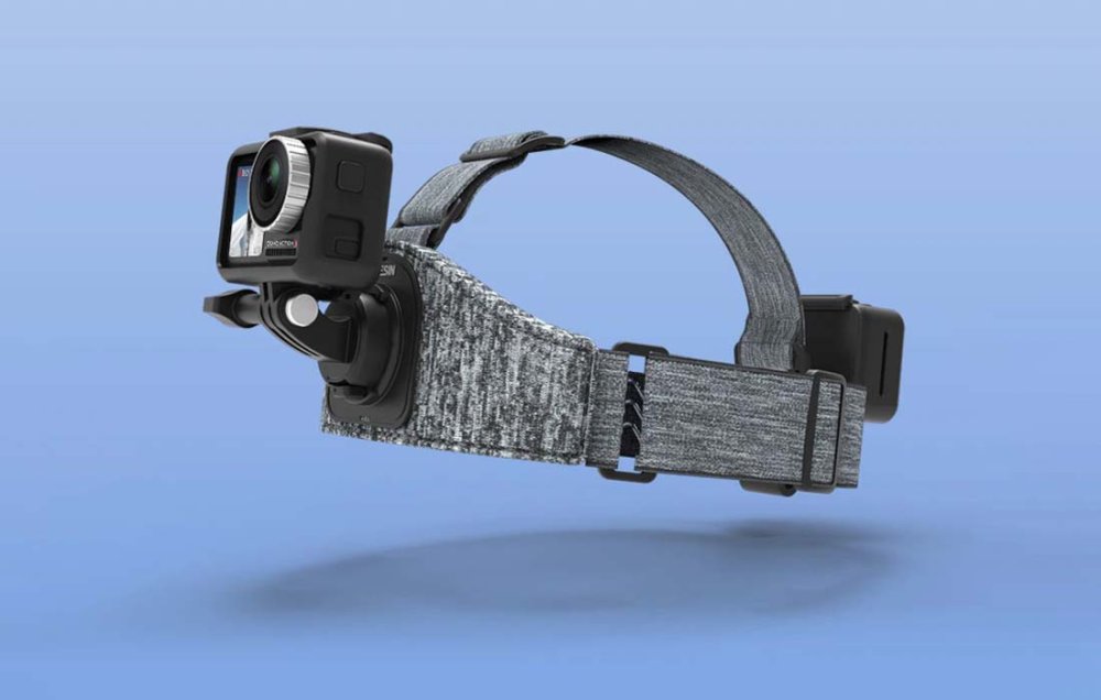 Telesin Headband with two sport camera mounts (GP-HMS-T06) (3)