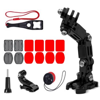 Gopro Set Of Helmet Mounting Accessories For Gopro, Dji, Insta360, Sjcam, Eken Sports Cameras (gopro Cycling Helmet...