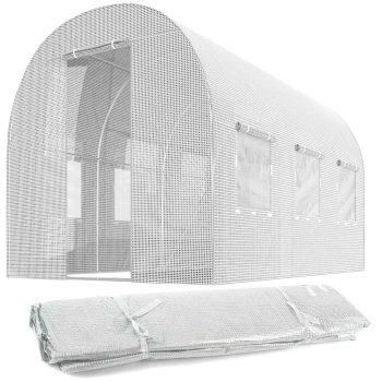 Greenhouse Tunnel Film Cover 2×3 m (6 m²), White – Plonos