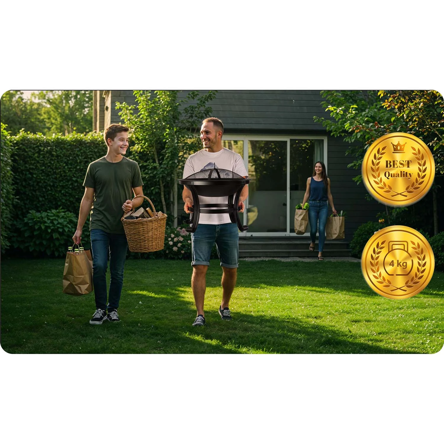 Fire Pit, Garden Fireplace, 60 cm, Berdsen BD-880 (10)