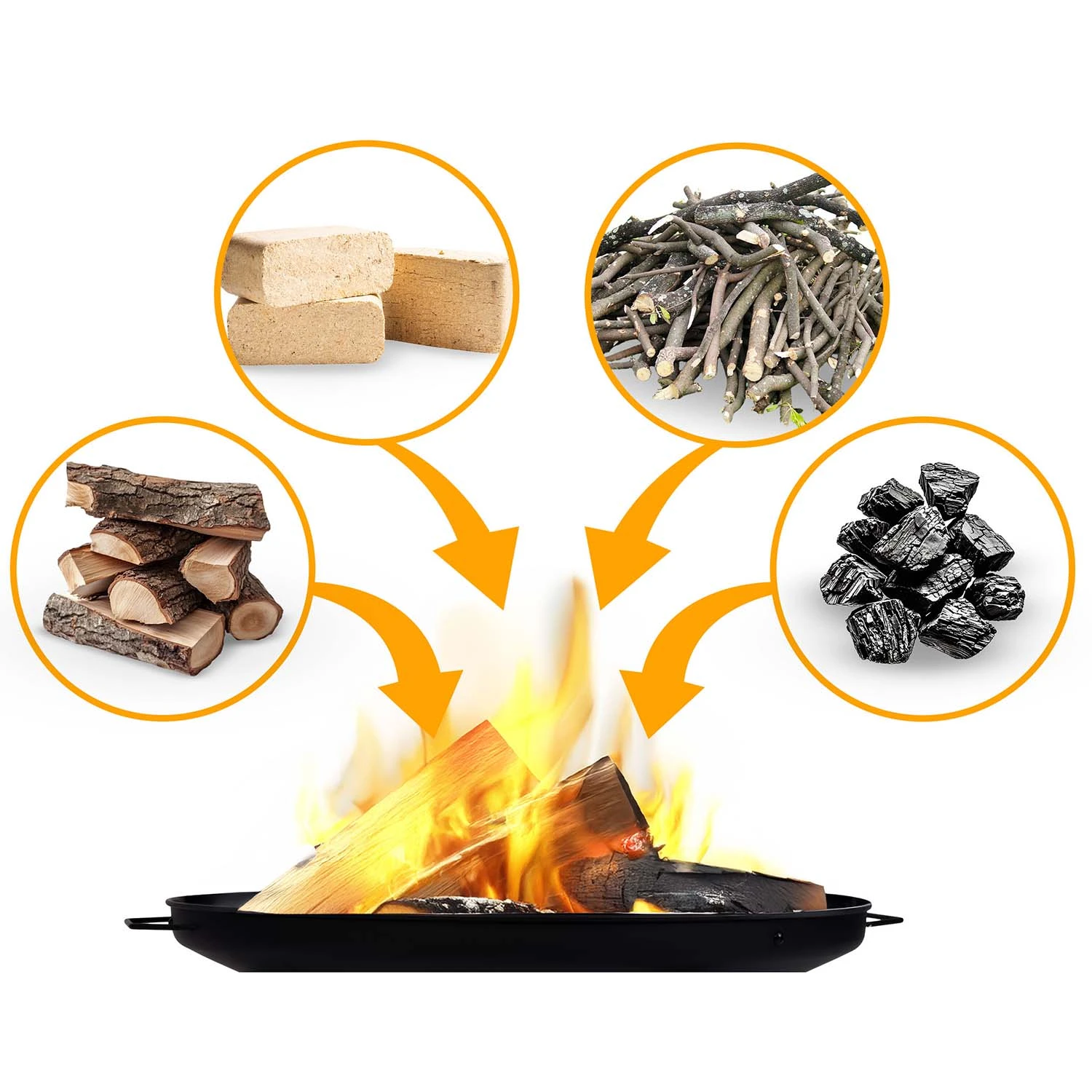 Fire Pit, Garden Fireplace, 60 cm, Berdsen BD-881 (10)