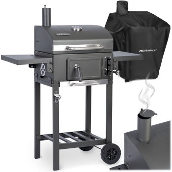 BBQChef™ 2-Piece Charcoal Grill Berdsen BD-892, Black