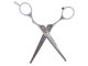 Straight hairdressing scissors, sharp stainless steel, ergonomic