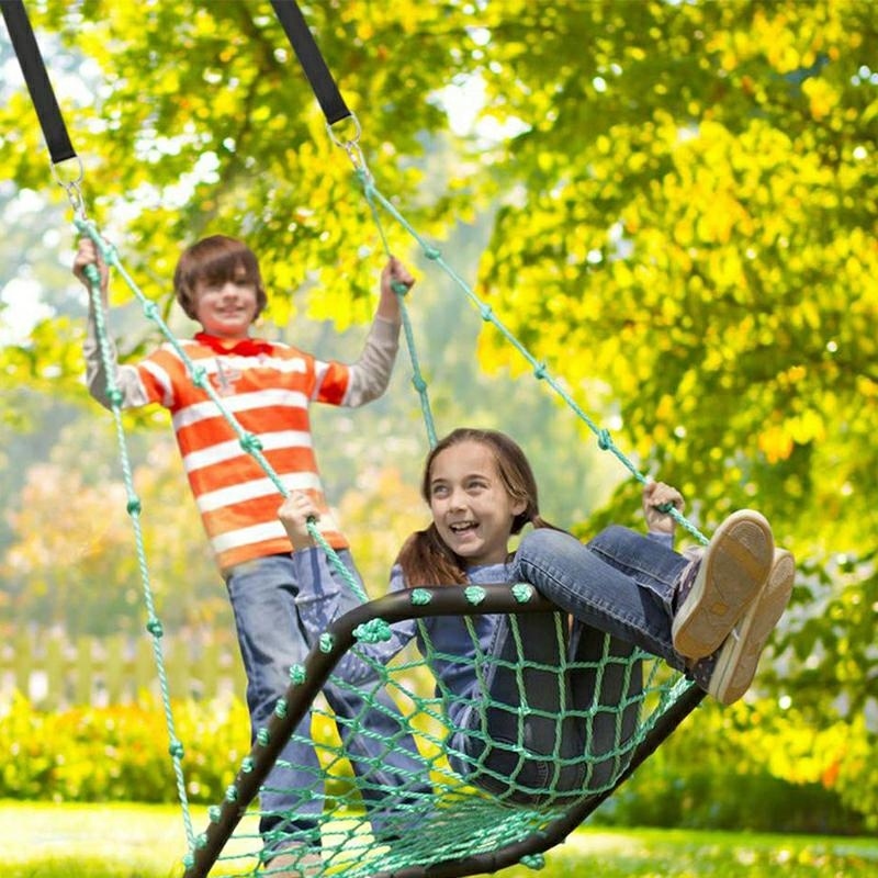 Swing and Hammock Hanging Straps Kit with Carabiners, 150 kg (1)