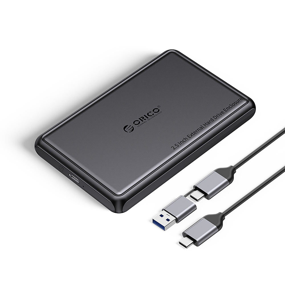 2.5" Drive Pocket HDD/SSD USB-C 5Gbps - black