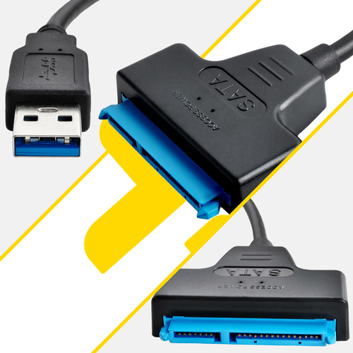 USB 3.0 to SATA Adapter Cable for 2.5" SSD and HDD Izoxis 26096 (0)