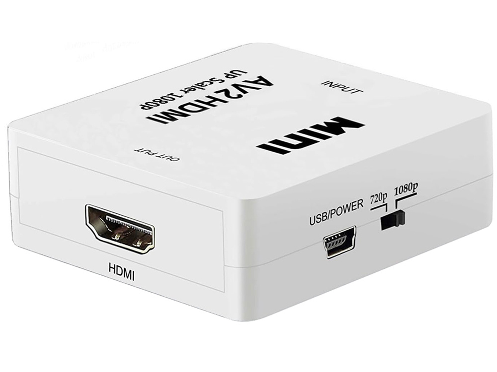 AV RCA to HDMI Signal Adapter for HD Conversion with 720p/1080p Resolution (8)