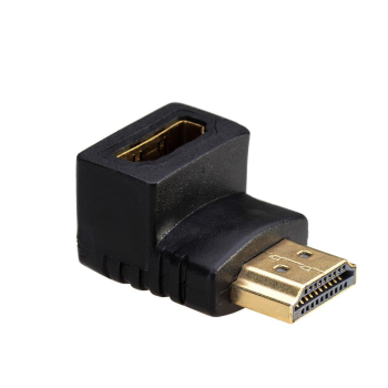 Akyga Adapter Connector Up Angle HDMI Male to HDMI Female, Black