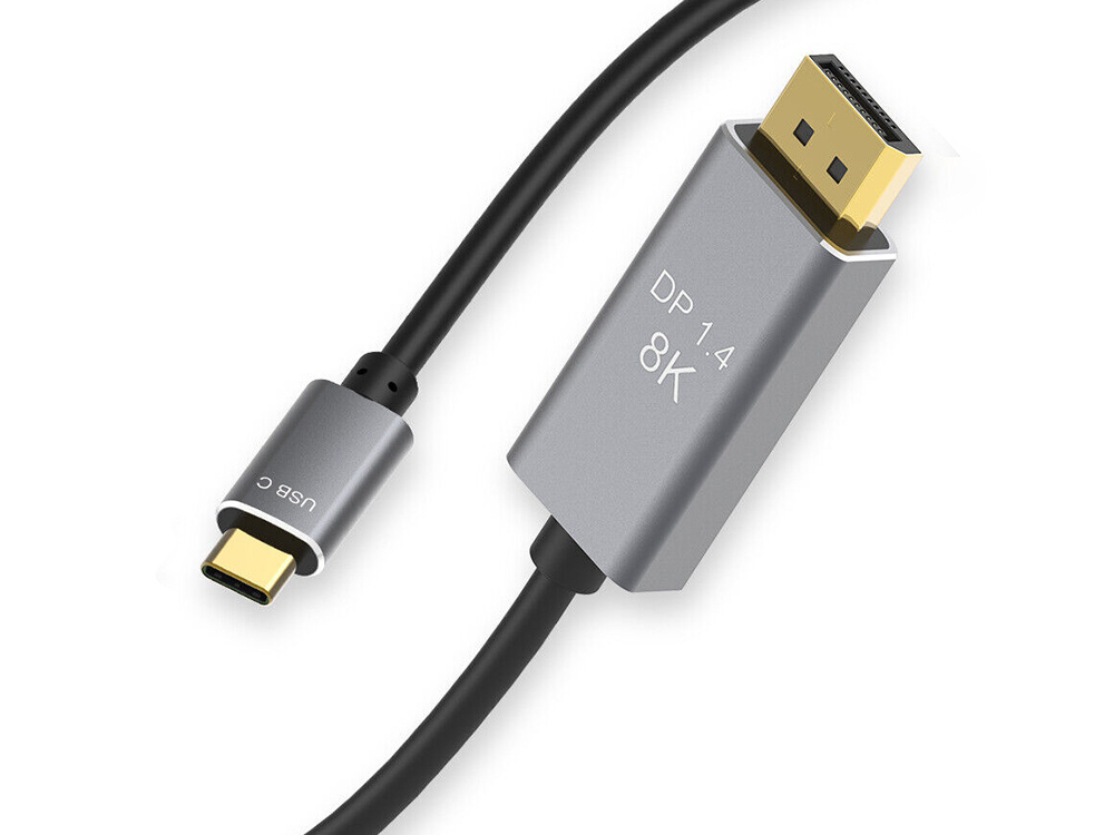 DisplayPort 1.4 to USB-C Cable 8K 4K 2K 1.8 m (1)