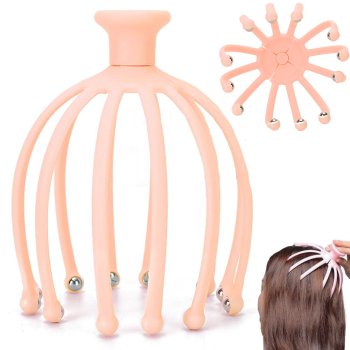 Relaxing Head Scalp Massager for Stress Relief, mix colors