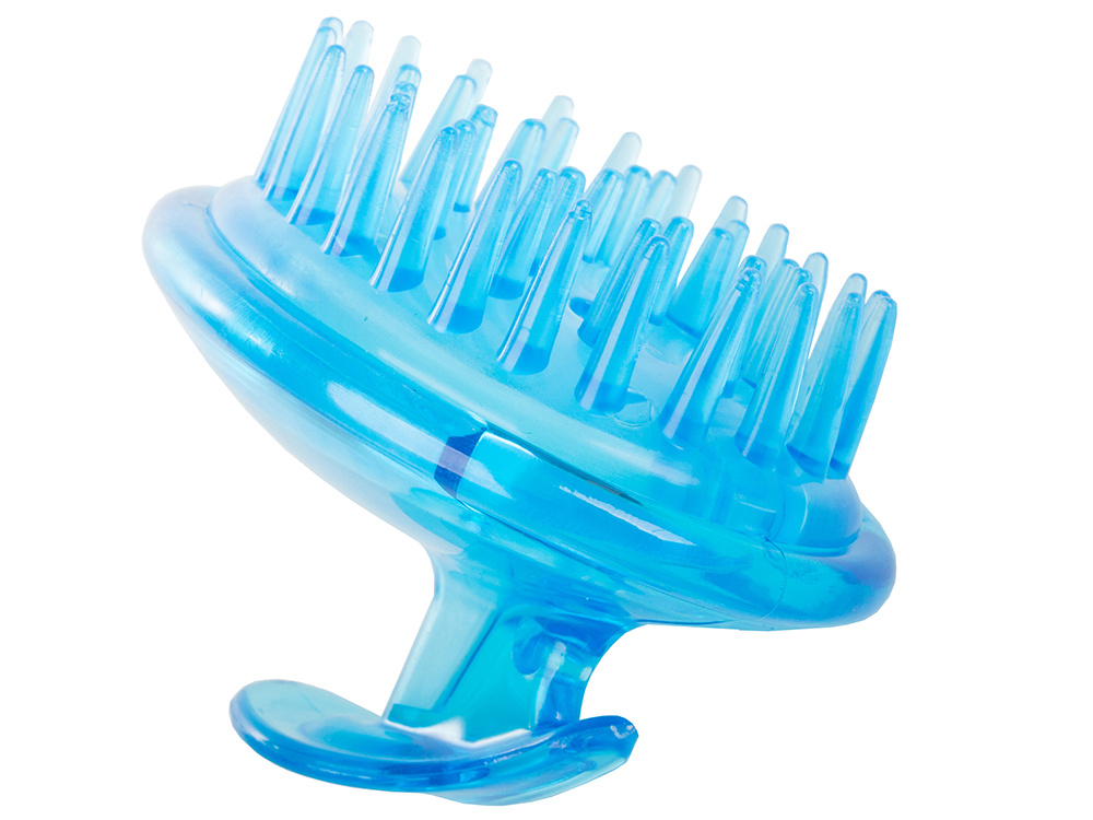Silicone Massage Brush For Head And Body Wash, blue (0)