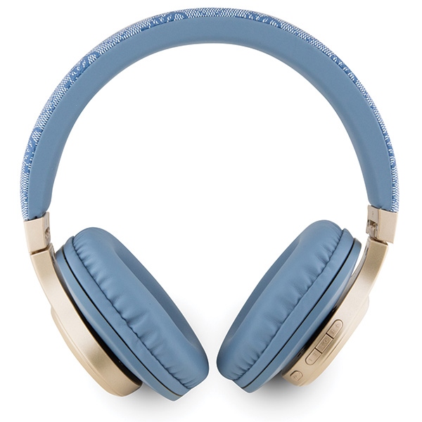 Guess Bluetooth on-ear headphones GUBH604GEMB blue/blue 4G Script (1)