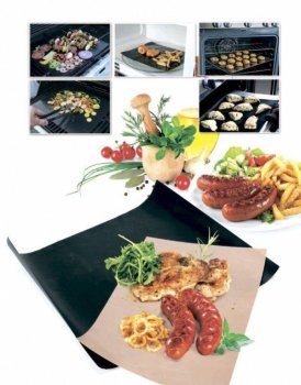 Reusable Non-Stick BBQ Grill and Oven Teflon Mat, 2 pcs