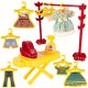 Kids Laundry Playset with Toy Washing Machine and Ironing Board