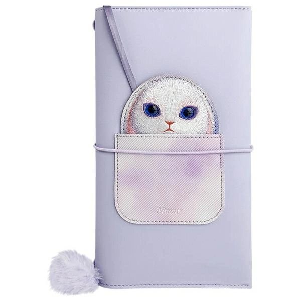 Nimmy Big Eyed Pet 2.0 Rabbit 2-in-1 Notebook + Pen Set - Purple (0)