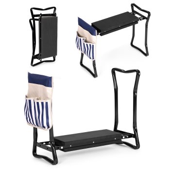 Folding 2-in-1 Garden Kneeler and Seat, Blue