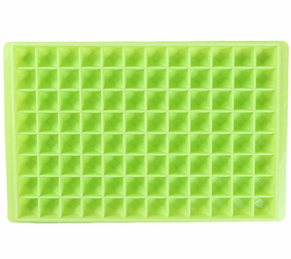 Ice Cube Mold with Lid, 96 pcs, Green (4)