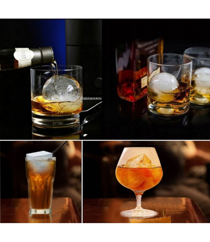 Silicone Ice Cube and Ball Mold Set, 2 pcs. (0)