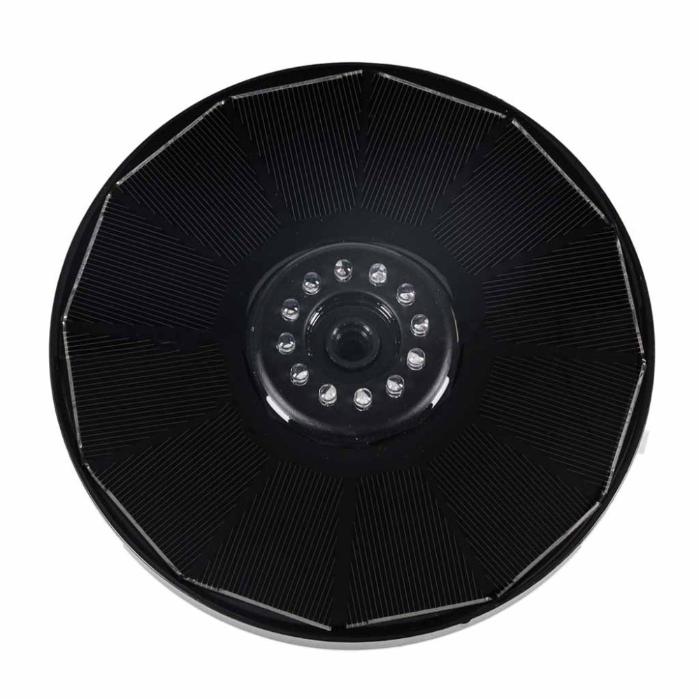 Solar Fountain LUARO Floating Pond Pump with RGB LED Lights for Garden Bird Bath 16cm (2)