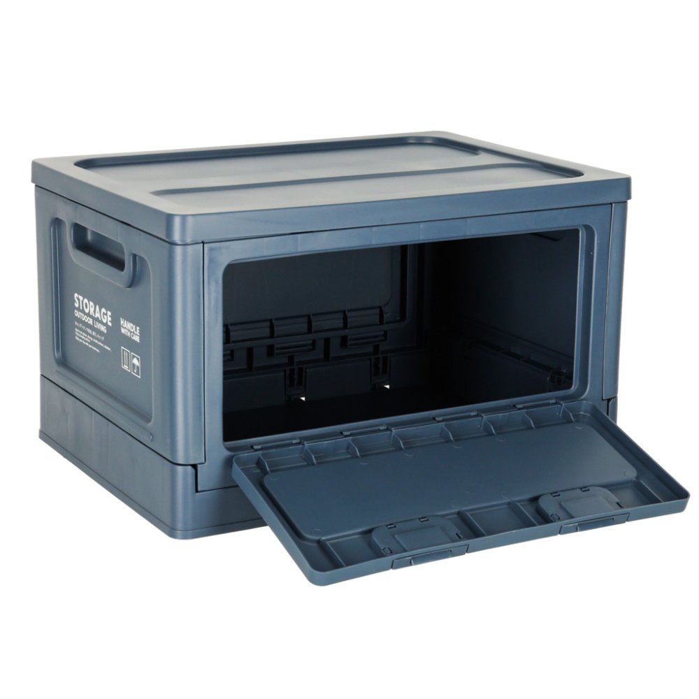 Collapsible Car Trunk Organizer and Storage Box 25L, Navy Blue (3)