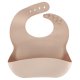 Silicone Baby Feeding Set Crab Dinnerware, 9-Piece, Beige