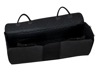 Waterproof Dog Car Seat Cover & Hammock for Back Seat, Black