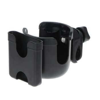 Universal 2-in-1 Cup and Phone Holder for Stroller and Bike