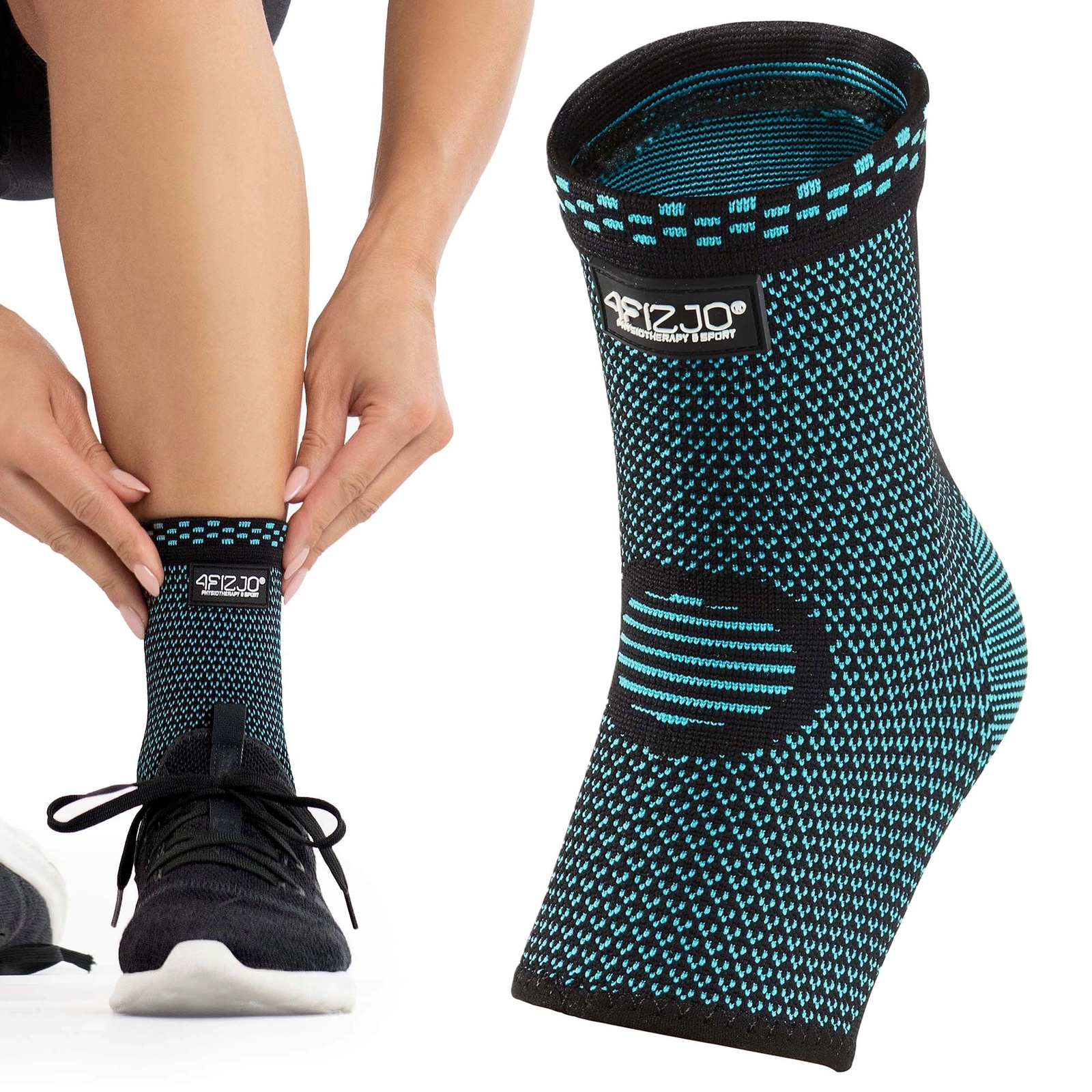 Flexible Ankle Support Brace for Stability XL, Blue