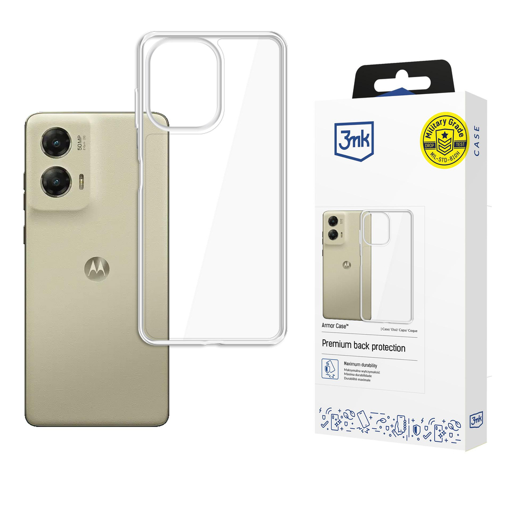 Motorola Moto G Stylus 2024 3MK Armor Case Cover, Transparent