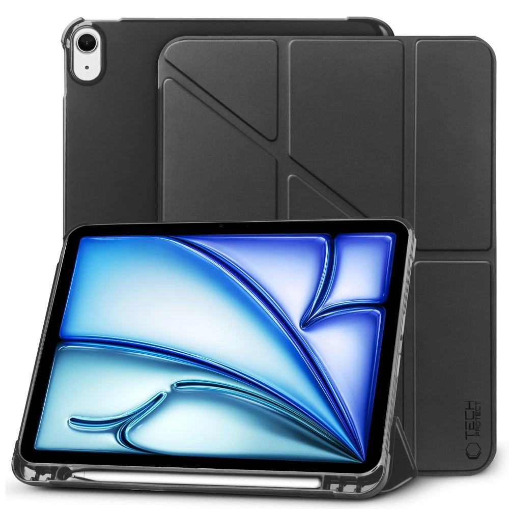 Apple iPad Air 11'' (2024) (A2899 A2902) Tech-Protect SC Pen Origami Cover Case, Black