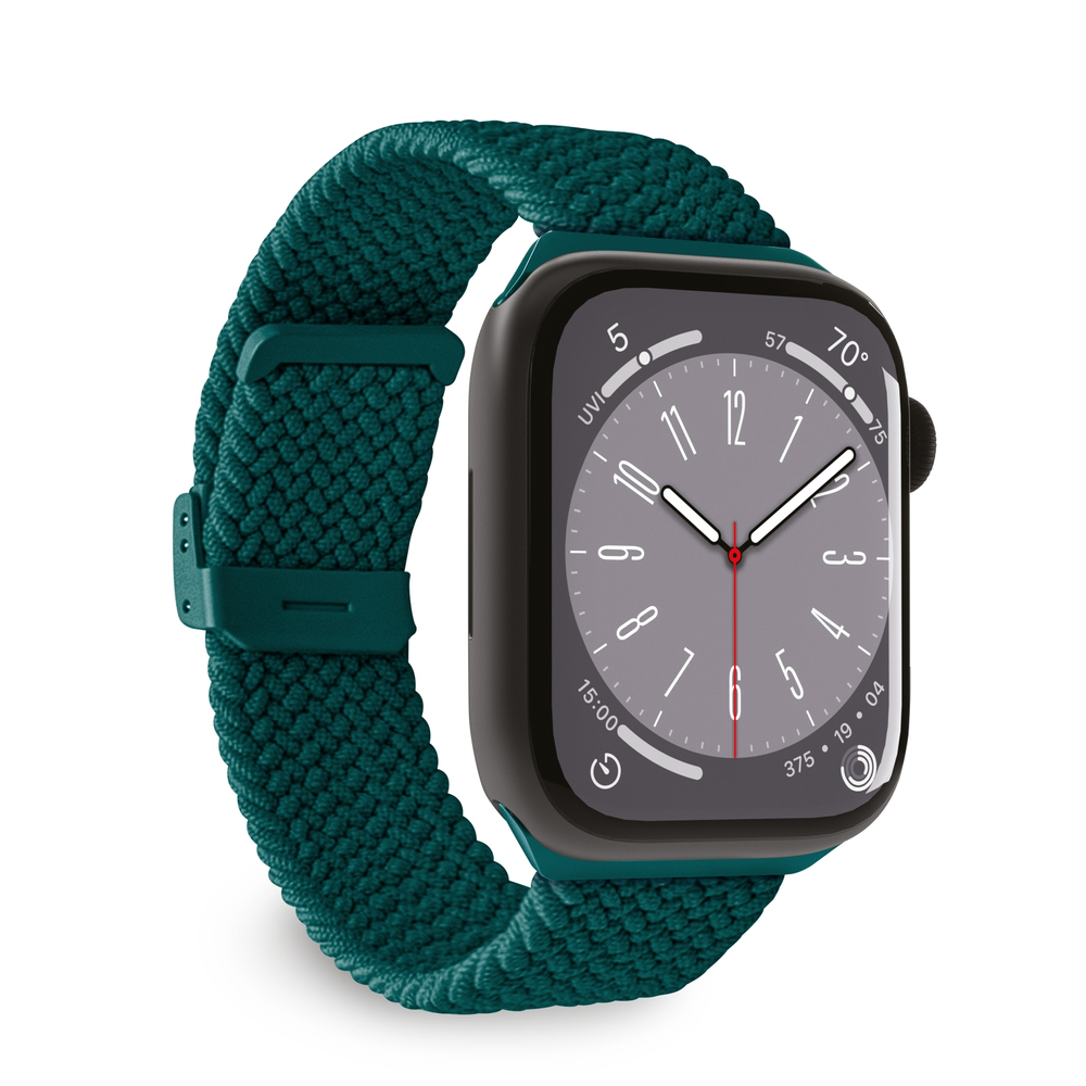 Puro ´ LOOP´ Elasticized Nylon watch band for Apple Watch 38-40-41mm, dark green