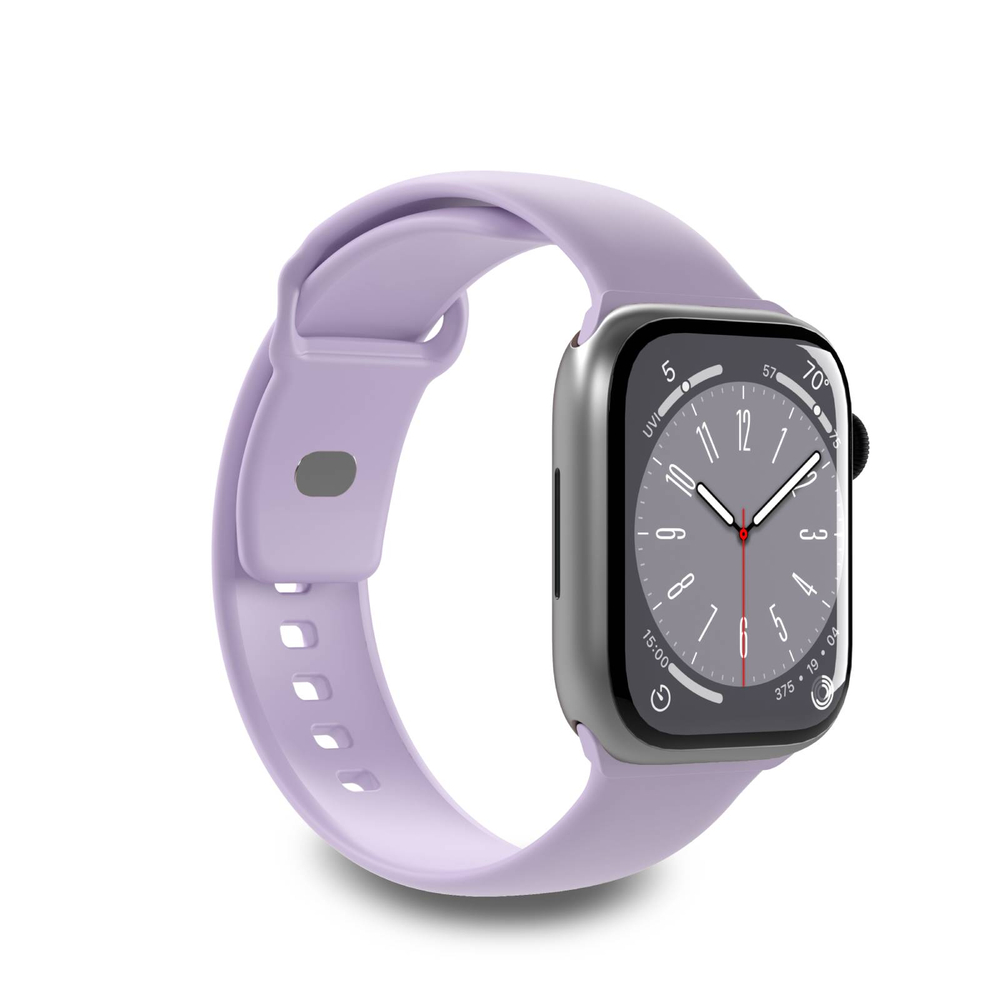 Puro `ICON` Silicone watchband forApple Watch 42-44-45-49mm, lavender